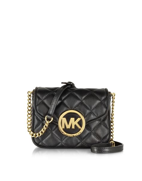 michael kors small fulton quilted crossbody black|michael michael kors fulton small crossbody .